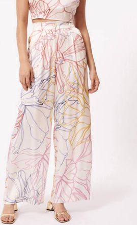 FRNCH Pastel Swirl Pant In Multi