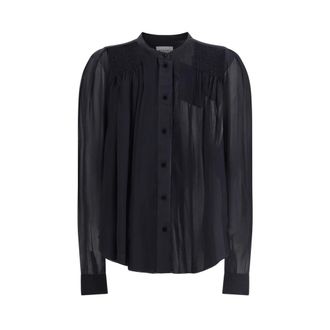 Isabel Marant Dames, Blouses & Shirts, Zwart, Maat: S Denim