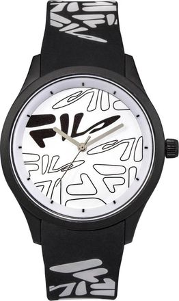 Fila Herenhorloge Filastyle 40 mm Siliconen Band 38-129 - unisex - Horloges - Zwart - ONE Size - Accessoires