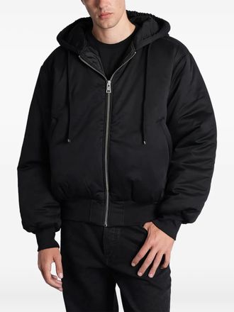 Études Studio hooded zip jacket - men - Cotton - S - Black