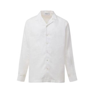 Gran Sasso Camicia in lino - - Shirts - Uomo - Bianco - L