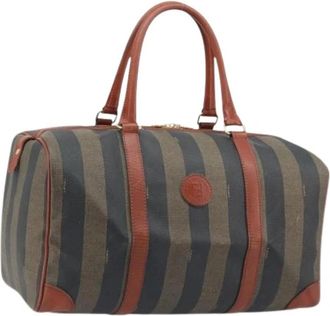 Fendi Pre-owned Boston Bag - Dames - Vintage Weekendtas - Veelkleurig - ONE Size - Leer - Vintage
