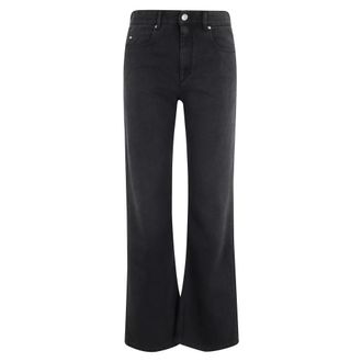 Isabel Marant Dames, Jeans, Zwart, Maat: 3XS
