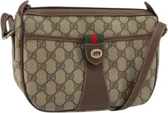 Gucci Pre-owned Cross Body Bags, female, Beige, Size: ONE SIZE Pre-owned Crossbody Bag