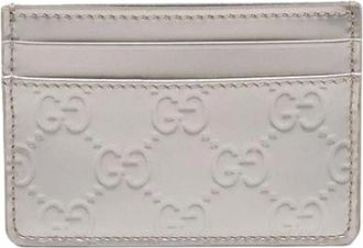 Gucci Pre-owned Wallets, female, Gray, Size: ONE SIZE Pre-owned Leather Wallet