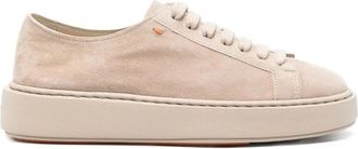 Santoni Sneakers Santoni - Dames - Sneakers - Beige - 36 EU - Su&egrave;de - Schoenen