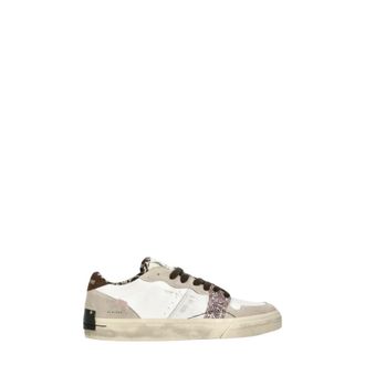 Crime London Schoenen, Dames, Wit, 39 EU, Leer, Playoff Sneakers