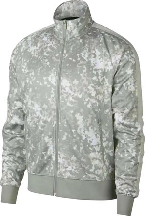 Nike Sportswear Camo Tribute Full Zip Track Jacket in Light Bone Men