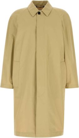 Burberry Beige Cotton Overcoat