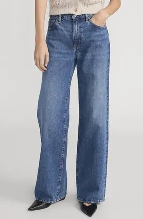 Frame Denim The Stroll High Waist Wide Leg Jeans in Partridge at Nordstrom Rack, Size 28