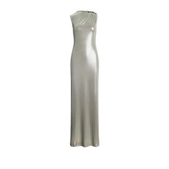 Ralph Lauren Keilly Dress - Dames - Avondkleed - Grijs - M - Kleedjes