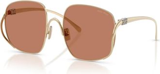 Miu Miu 0MU A57S Zonnebrillen - unisex - Zonnebrillen - Geel - ONE Size - Accessoires