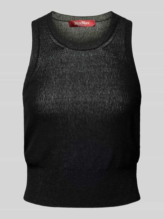 Max Mara Pullunder mit Rundhalsausschnitt Modell ORVIETO in Black, Gr&ouml;&szlig;e M