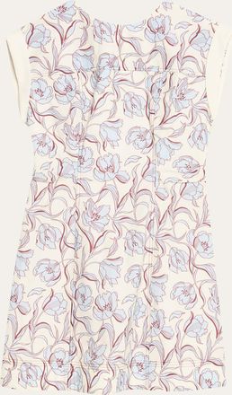 3.1 Phillip Lim Floral Cap-Sleeve Mini Dress