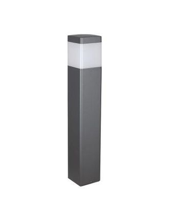 Mantra Mantra Baliza Exterior E27 Ip65 Chicago Rectangular Gris Oscuro