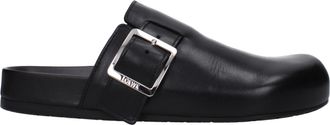 Loewe Slippers En Klompen Ease Heren Leer Zwart