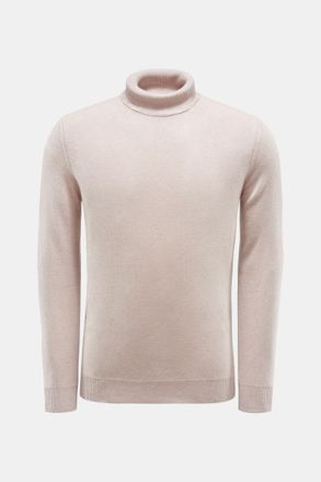 Braun Hamburg Men - Cashmere turtleneck jumper beige