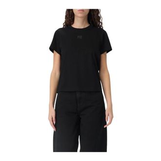 Alexander Wang Dames, Tops, Zwart, Maat: XS Katoen