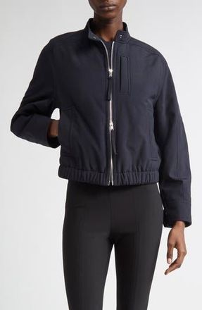 Vince Crop Bomber Jacket in Coastal Blue at Nordstrom Rack, Size Xx-Small