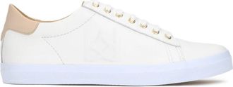 Kazar Dames witte sneakers - Dames - Sneakers - Wit - 36 EU - Leer - Schoenen