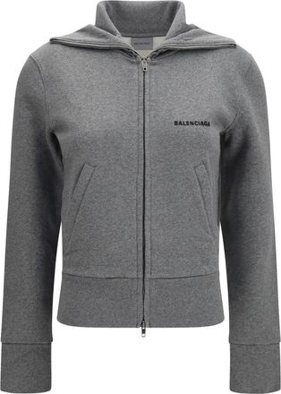 Balenciaga Logo-embroidered Zip-up Jacket
