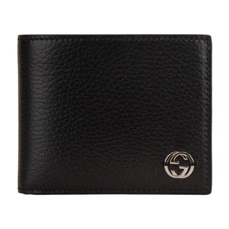 Gucci Leren Portemonnee - Dames - Accessoires - Zwart - Maat: ONE Size Leer