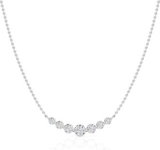 Grown Brilliance Smile 7 stone necklace