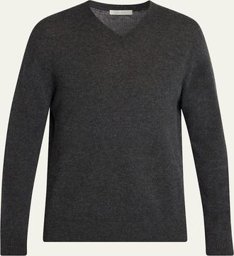 The Row Mens Thamm Cashmere V-Neck Sweater