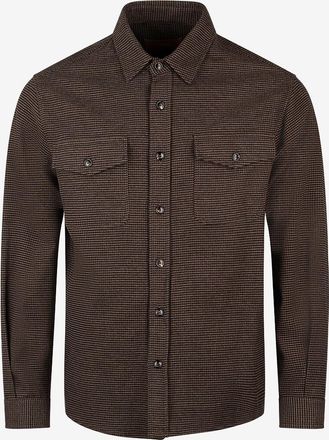 Cruna Karierte Flanell-Overshirt mit Hemdkragen