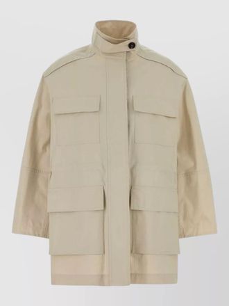 Brunello Cucinelli cotton blend military jacket