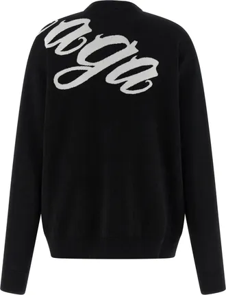 Balenciaga Womens Bicolor Cotton Cardigan Clothing