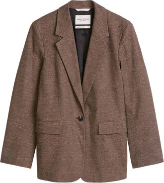 Marc O'Polo Blazer a quadri Glencheck - - Jackets - Donna - Marrone - S