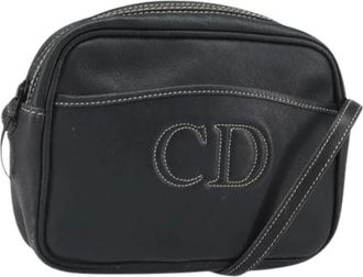 Dior Pre-owned Cross Body Bags, female, Blue, Size: ONE SIZE Pre-owned Vintage Shoulder Bag