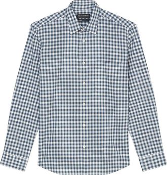 Marc O'Polo check-pattern button-up shirt - Blue