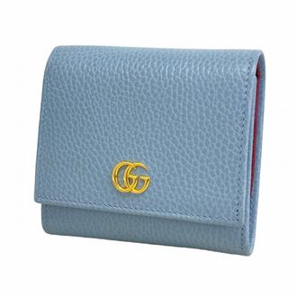 Gucci Blue Leather Wallet (Bi-Fold) (Pre-Owned)