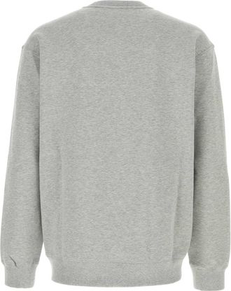 Gucci Mens Assign Sweatshirt Gray Cotton Sweater