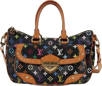 Louis Vuitton Rita Black Canvas Tote Bag (Pre-Owned)