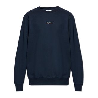 A.P.C. Sweatshirts, male, Blue, Size: XS Lake Sweatshirt