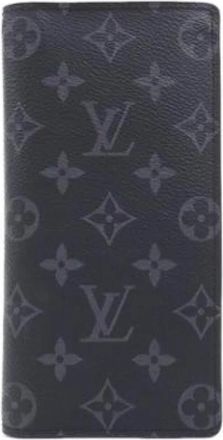Louis Vuitton Pre-owned Lange portemonnee (bi-fold) - Heren - Vintage Accessoires - Zwart - ONE Size - Vintage