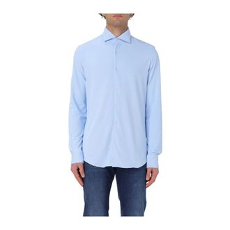 Paul & Shark Shirt - Heren - Casual Overhemden - Blauw - M - Katoen - Overhemden