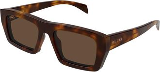 Gucci GG2020S 002 Mens Sunglasses Tortoiseshell Size 54 - Free RX Lenses - Free RX Lenses