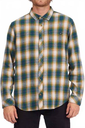 Billabong Coastline Flannel Shirt In Pacific