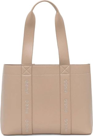 HUGO BOSS Borsa tote con logo - Toni neutri