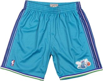 Mitchell & Ness NBA Swingman Shorts Charlotte Hornets Road 1999-00 Blue SMSHGS18491-CHOTEAL99