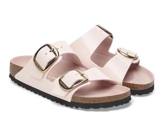 Birkenstock Womens Arizona Big Buckle Sandal In Light Rose