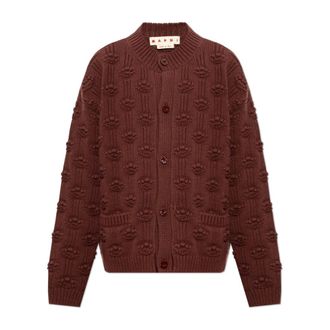 Marni C&aacute;rdigan de Lana con Bolsillos - Knitwear - Hombre - Marr&oacute;n - M