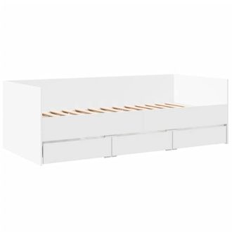 Berkfield Home Versatile Daybed with Drawers without Mattress White 90x190 cm Single