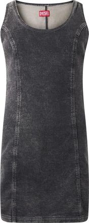 Diesel Vestido corto de mezclilla D-Venus Track - Dresses - Mujer - Gris - L