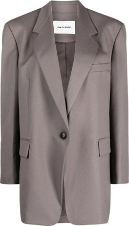 Low Classic Notched-lapel Single-breasted Jacket