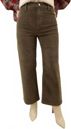 Pistola Denim Penny High Rise Crop Pant In Sequoia
